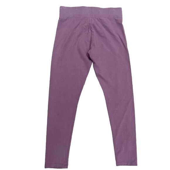 Logo Layers Leggings Size Small Petite Lori Goldstein Light Plum Mauve Purple - Picture 2 of 6